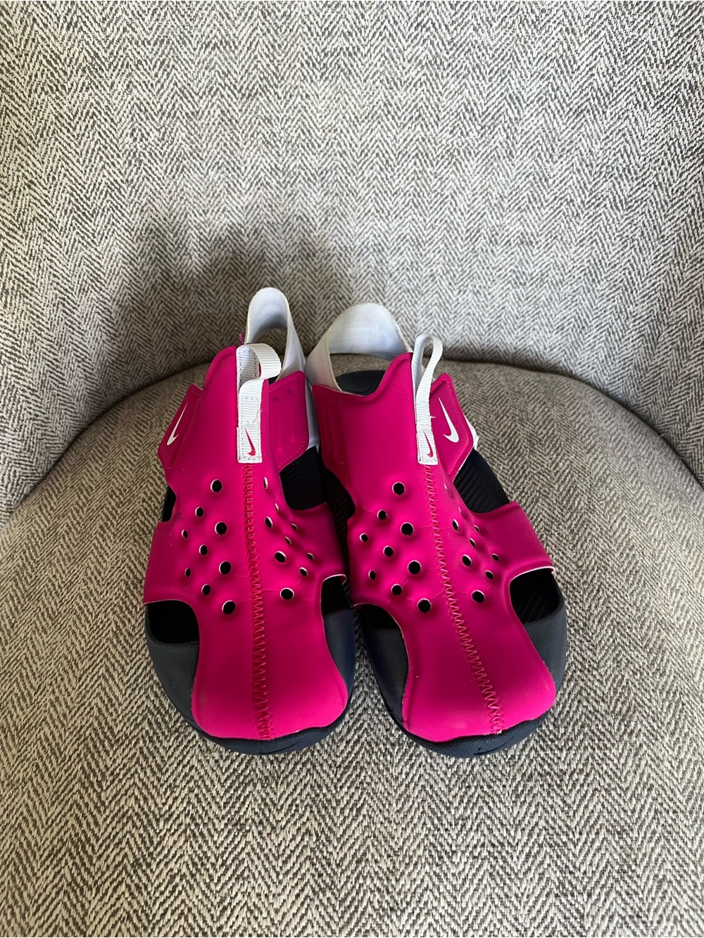 Nike Sunray Protect 2 Kids Sandals Pink White Black Size 3Y